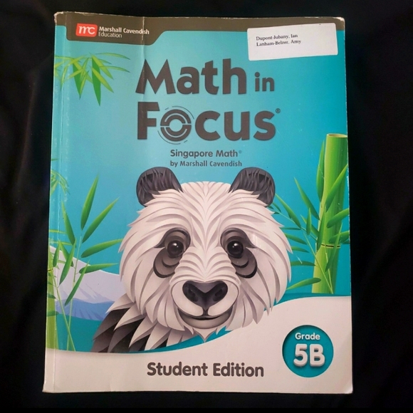Math in Focus (2020) edition 5B - Picture 1 of 11